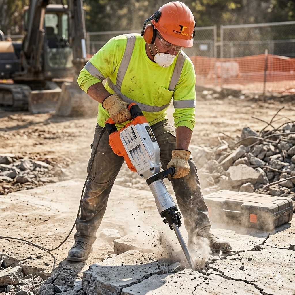 DEMOLITION JACKHAMMER CONCRETE BREAKER